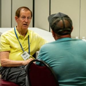 doctor with patient talking