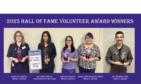 2025 Hall of Fame Volunteer Award Winners