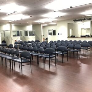 Waiting room Mission of Mercy Texas
