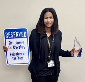 Volunteer of the Year Dr. Jimie D. Owsley